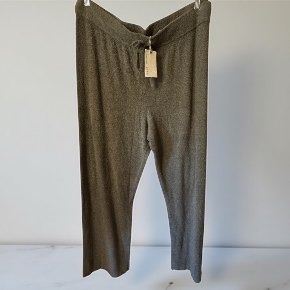 Barefoot Dreams CozyChic Lite Regular Pant NWT 1X Olive Branch